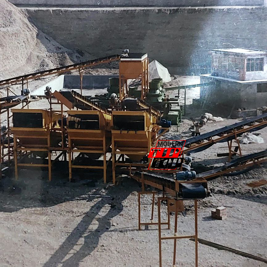 Installation of sand factory conveyor 20 years ago in Karaj Modern